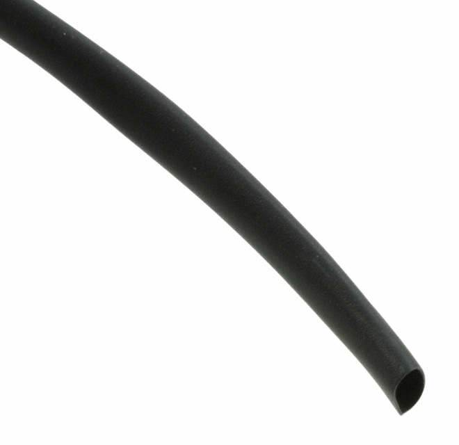 【Q2-F3X-1/8-01-SS500FT】HEATSHRINK POLY 1/8" BLACK FOOT